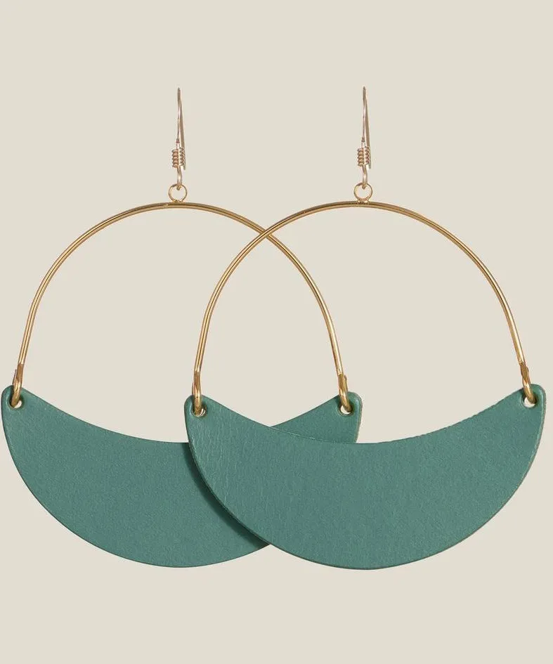 Agave Aster Earrings - Gold