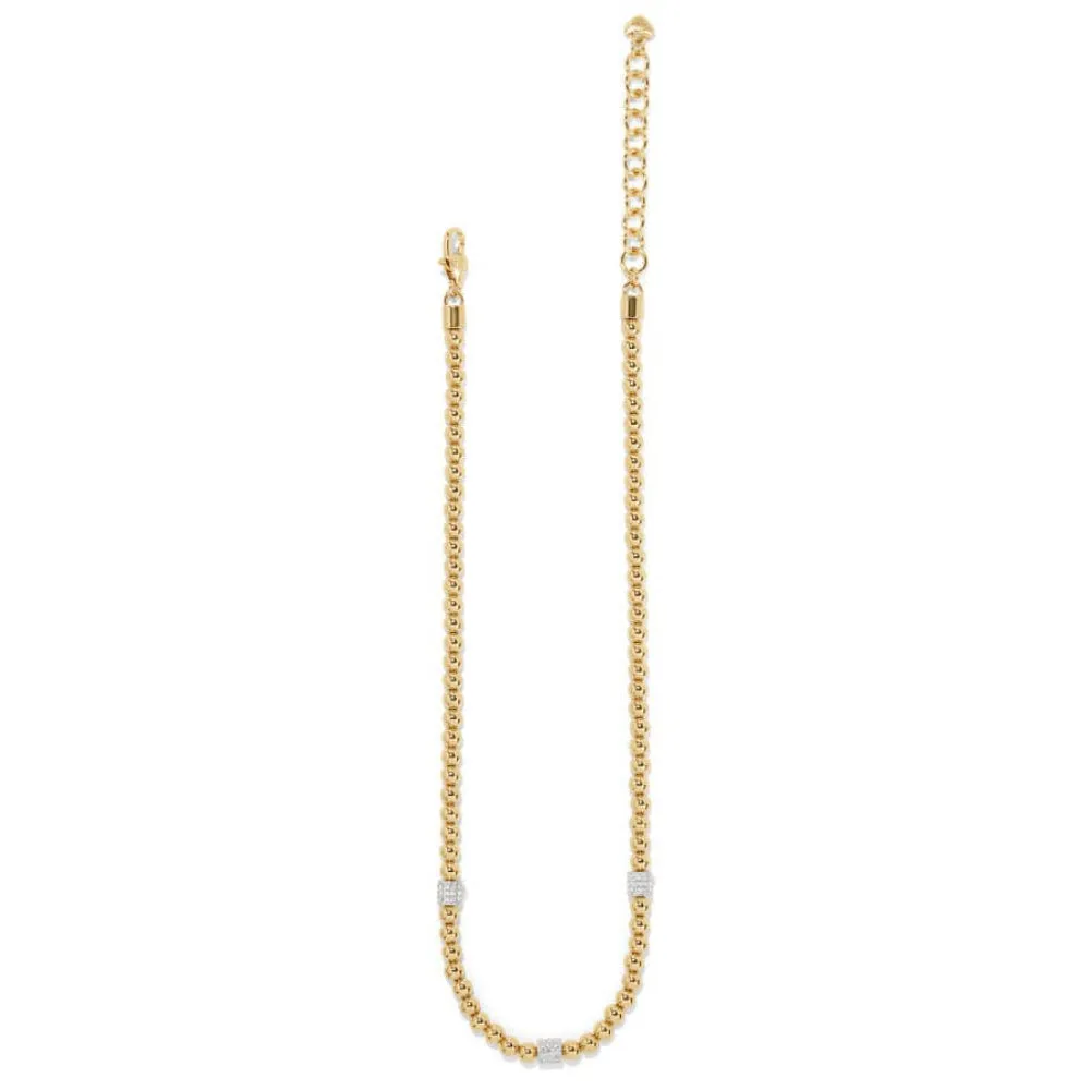 Brighton Meridian Petite Beads Station Necklace - Gold