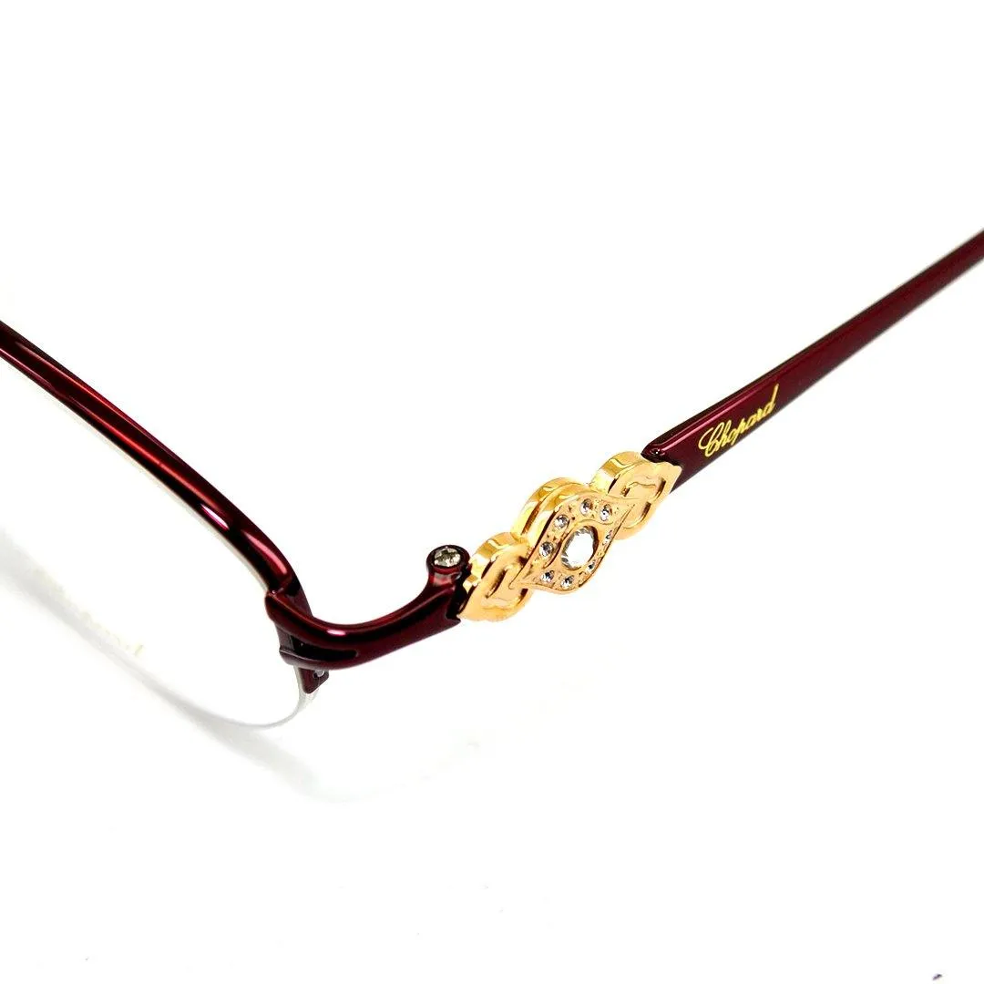 Chopard Men's Gold Titanium Oval Eyeglasses VCHD33J/C0L70