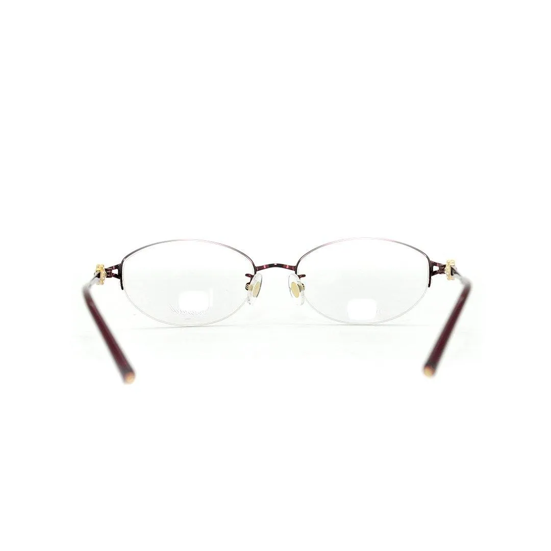 Chopard Men's Gold Titanium Oval Eyeglasses VCHD33J/C0L70