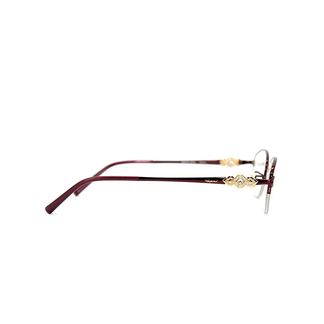 Chopard Men's Gold Titanium Oval Eyeglasses VCHD33J/C0L70