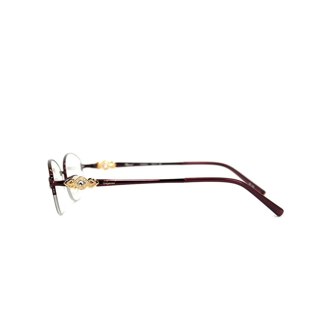 Chopard Men's Gold Titanium Oval Eyeglasses VCHD33J/C0L70