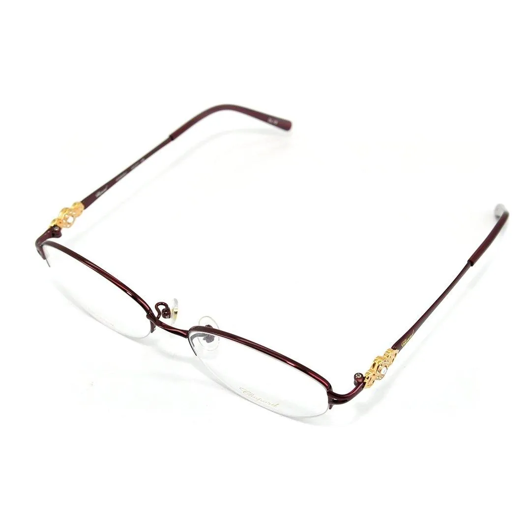 Chopard Men's Gold Titanium Oval Eyeglasses VCHD33J/C0L70