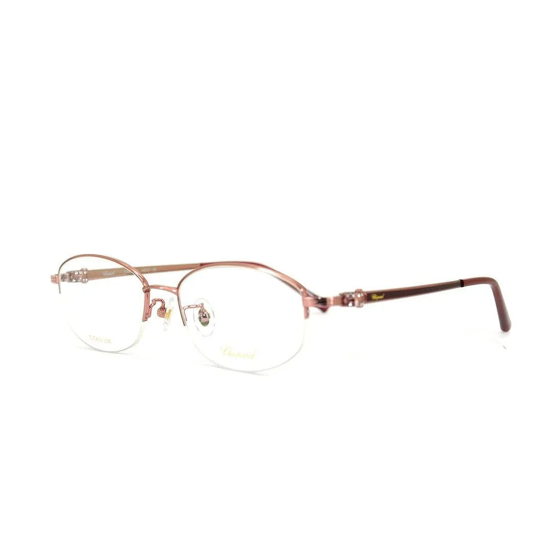 Chopard Women's Gold Metal Cat Eye Eyeglasses VCHD73J/0F84
