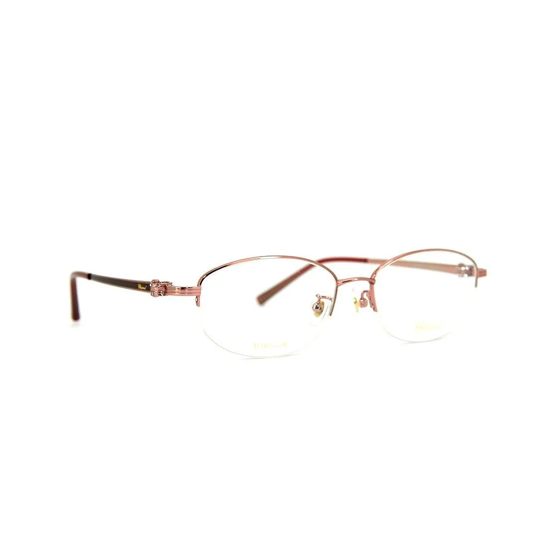 Chopard Women's Gold Metal Cat Eye Eyeglasses VCHD73J/0F84