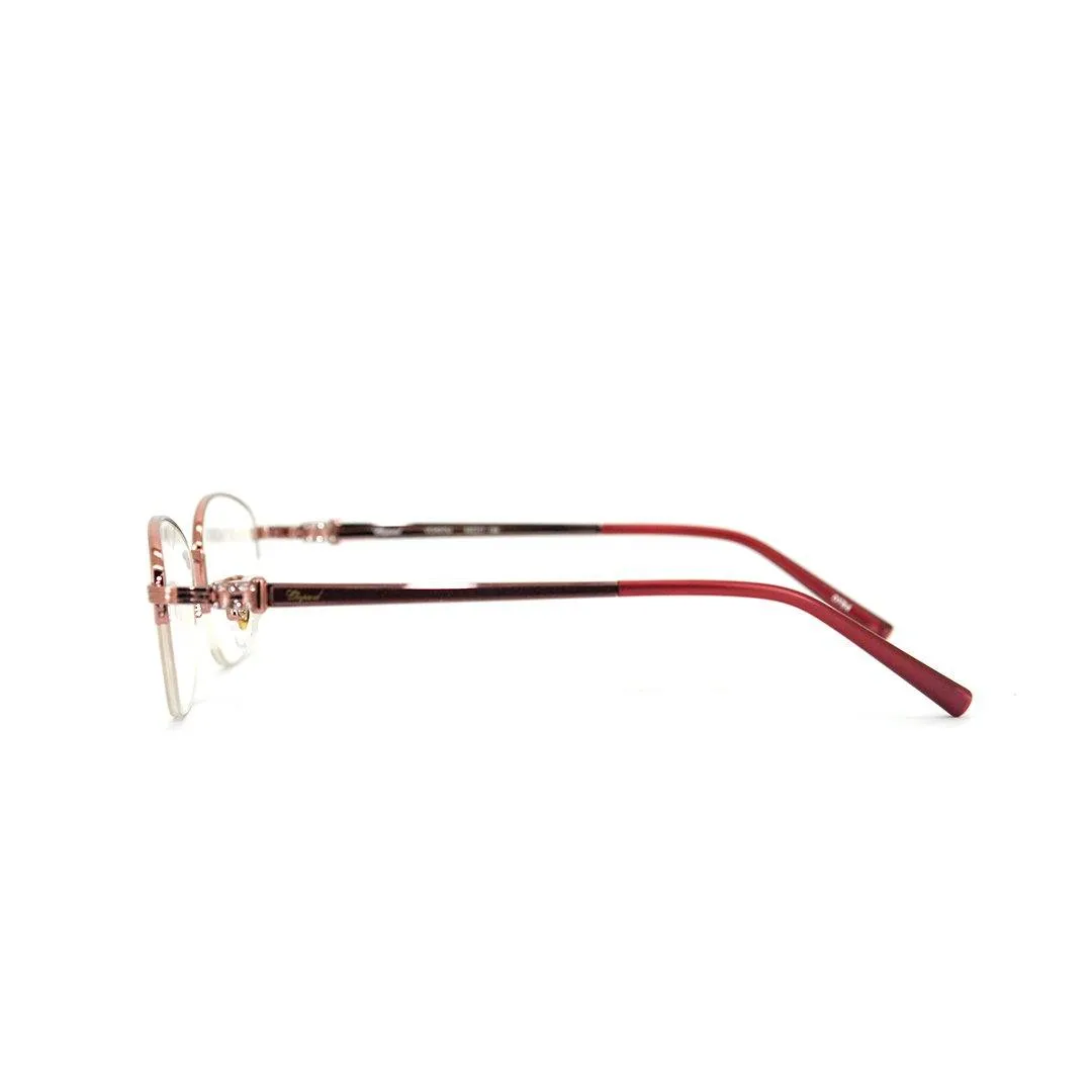 Chopard Women's Gold Metal Cat Eye Eyeglasses VCHD73J/0F84