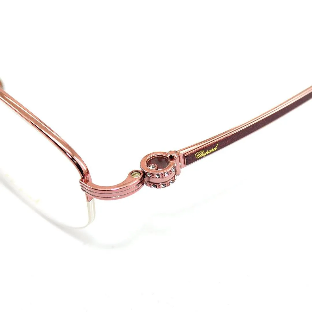 Chopard Women's Gold Metal Cat Eye Eyeglasses VCHD73J/0F84