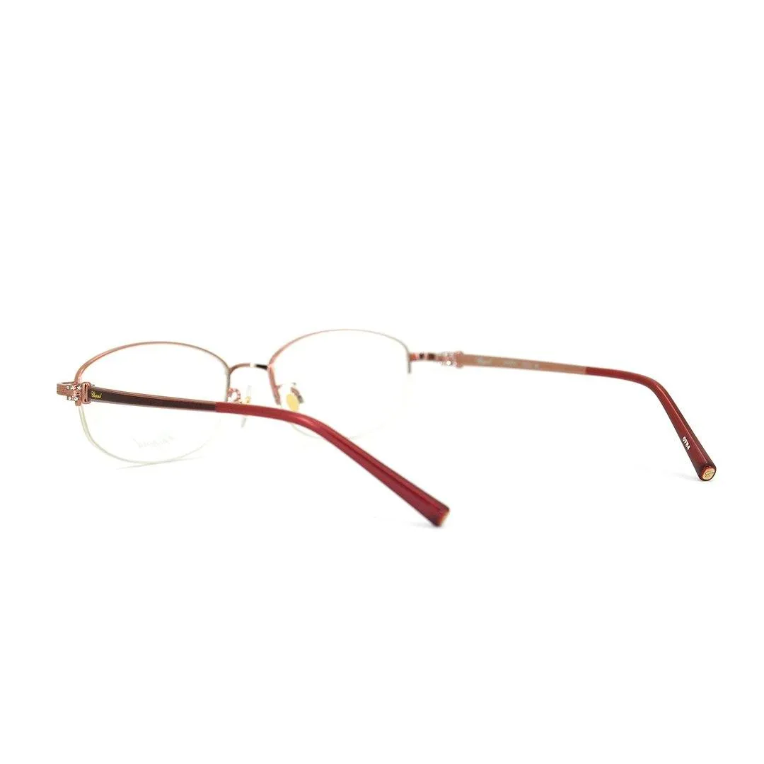Chopard Women's Gold Metal Cat Eye Eyeglasses VCHD73J/0F84
