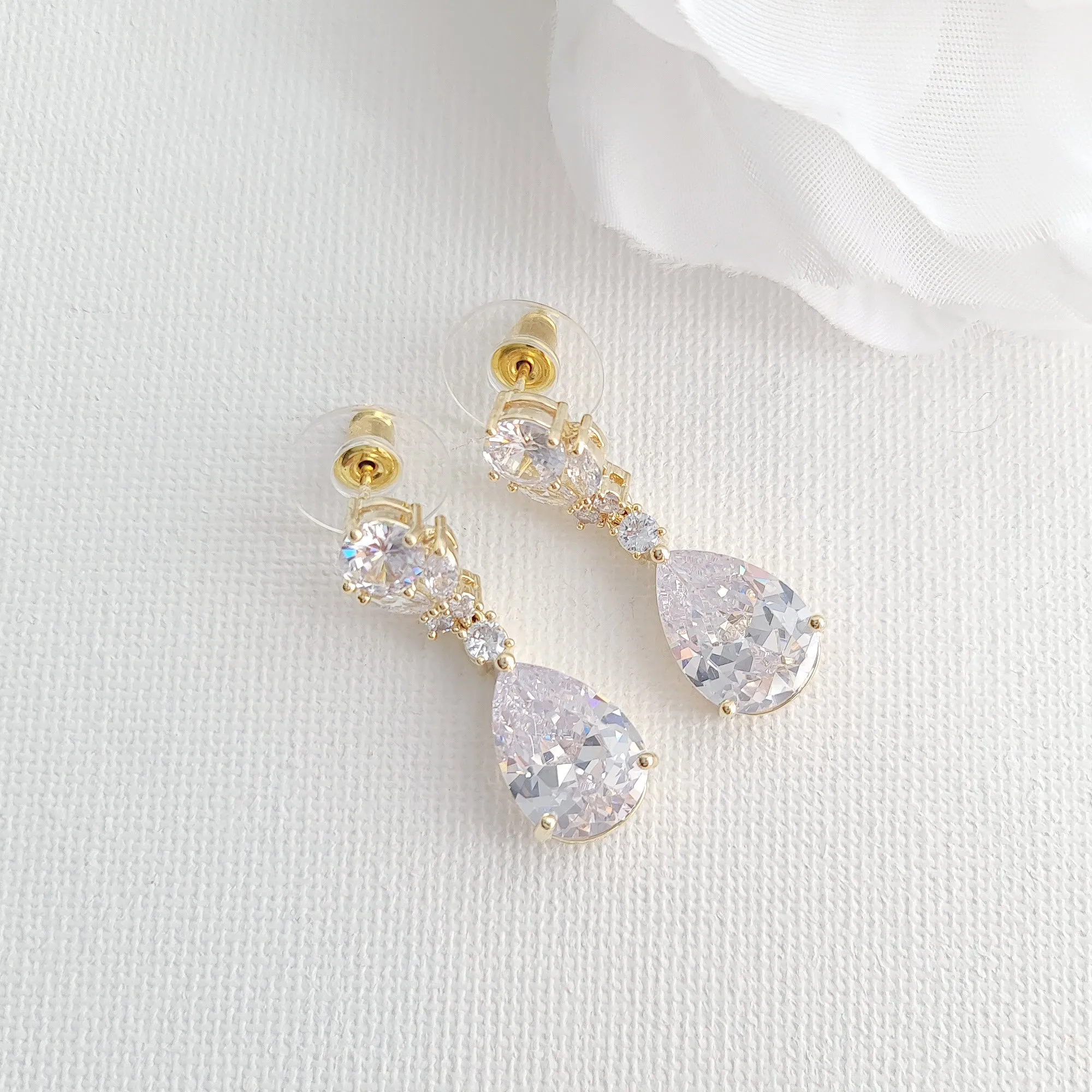 Clear CZ Jewelry Set-Mary