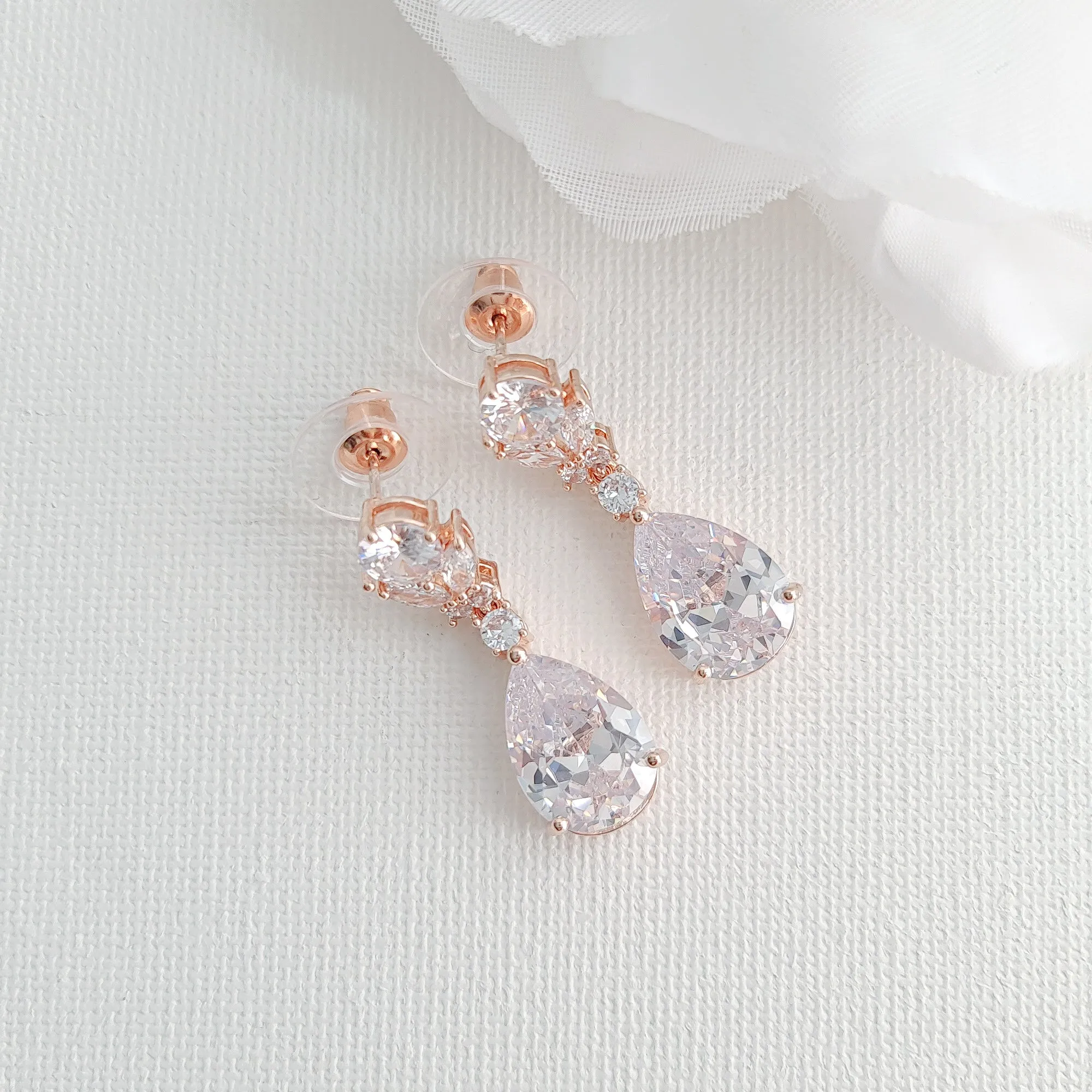 Clear CZ Jewelry Set-Mary