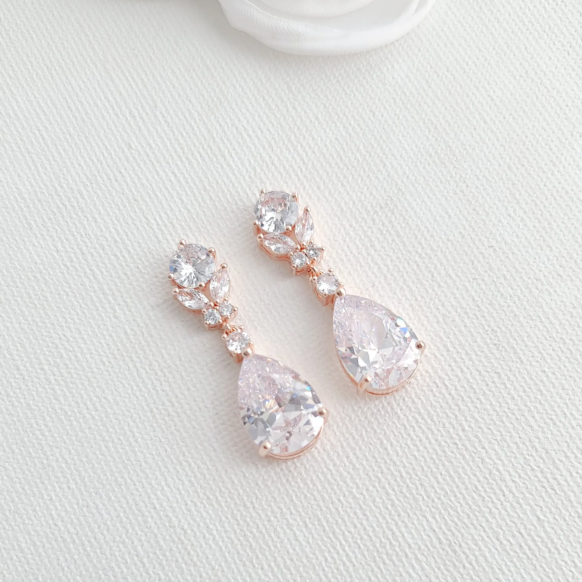 Clear CZ Jewelry Set-Mary