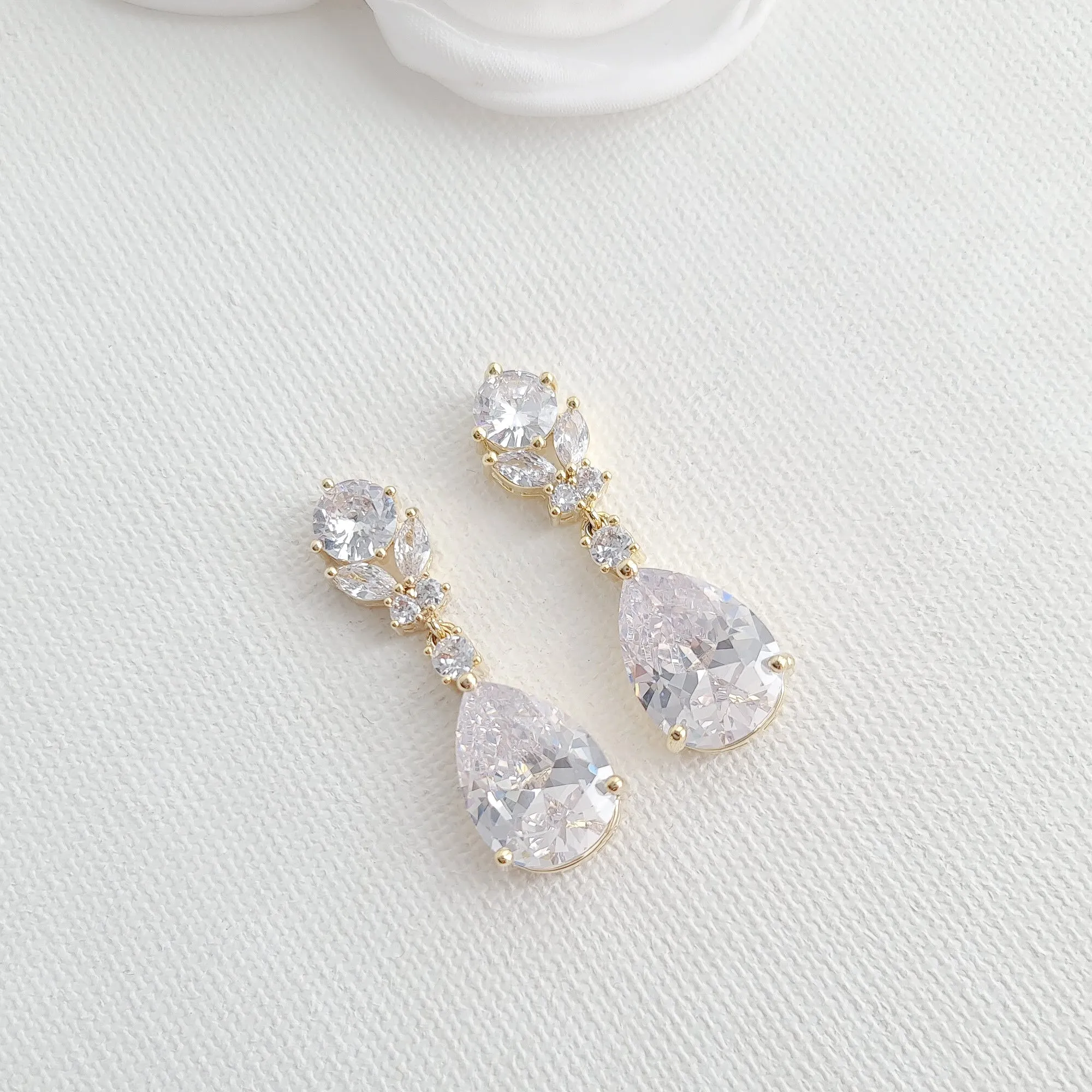 Clear CZ Jewelry Set-Mary
