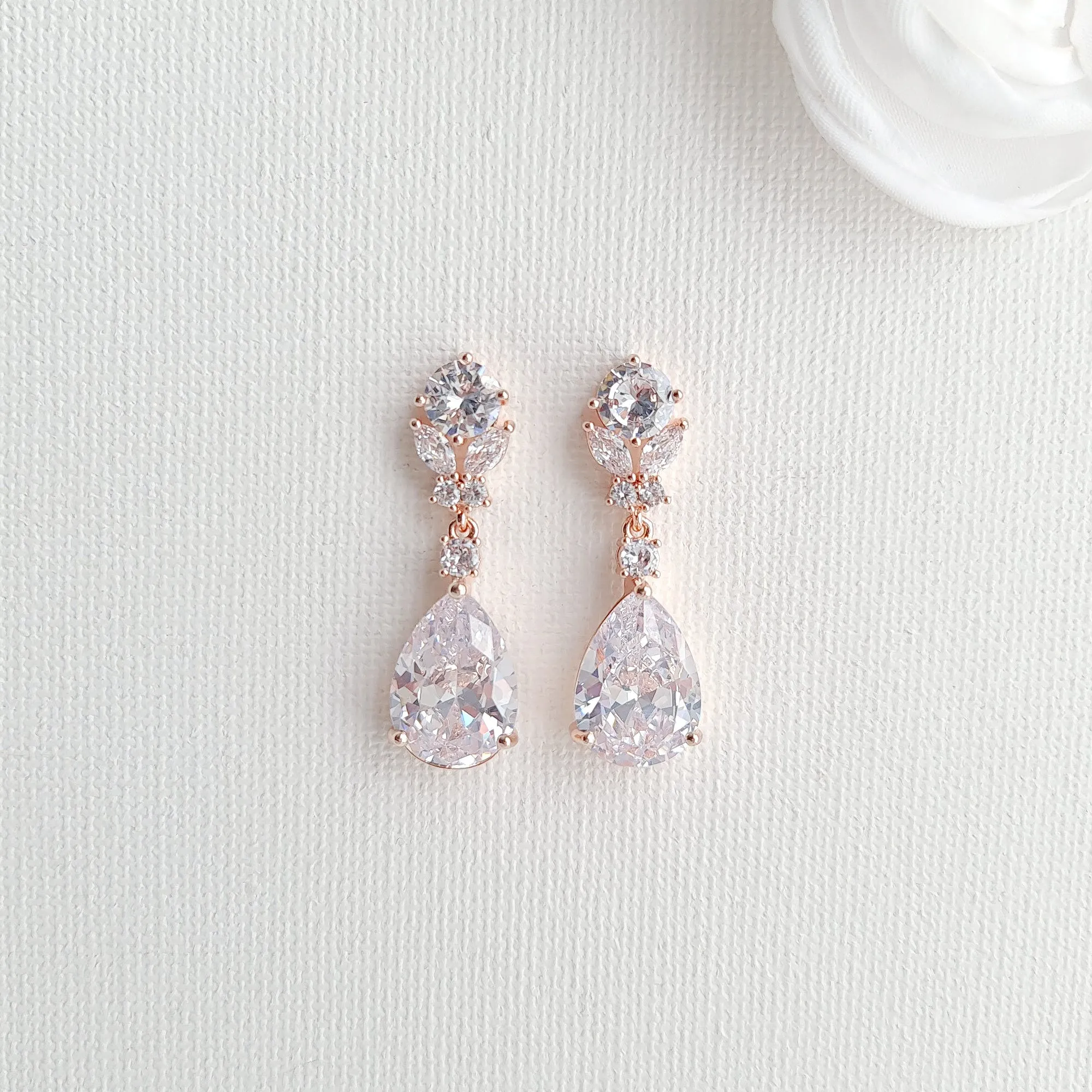 Clear CZ Jewelry Set-Mary