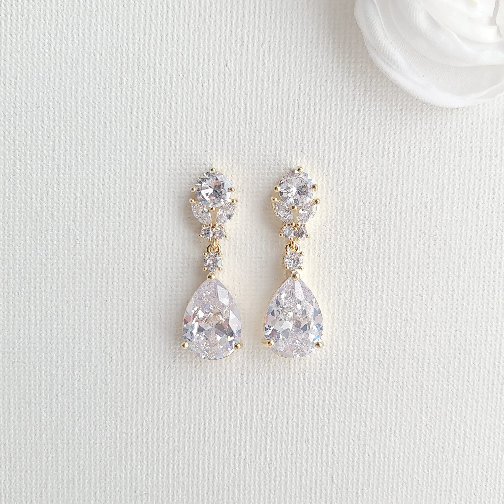 Clear CZ Jewelry Set-Mary