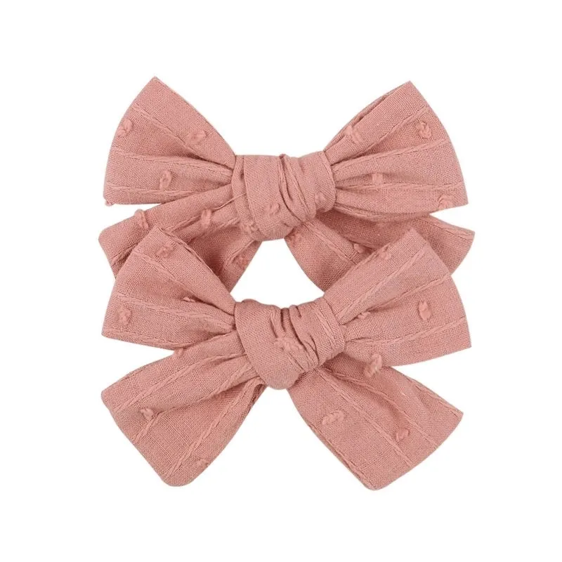 Fashion Geometric Cloth Butterfly Hairpin Fabric Clip Cute Hairpin