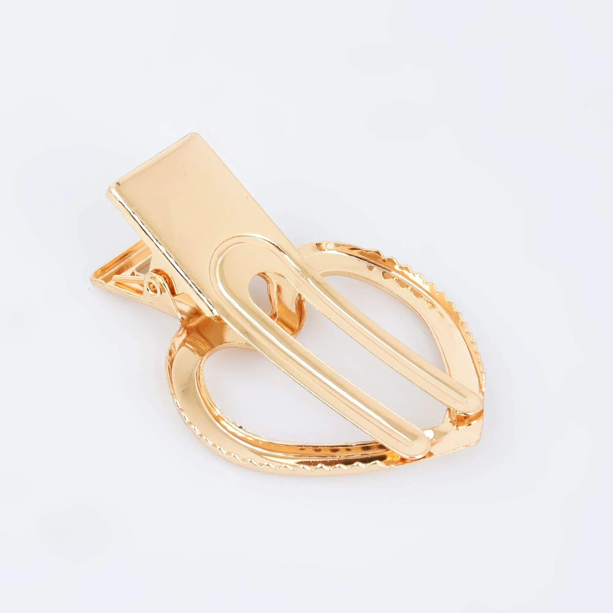 INS Popular Hairpin Metal Hollow Duckbill Clip Hair Clip Barrette Bangs Clip Side Clip Hair accessories Hair jewelry 10pcs 102927