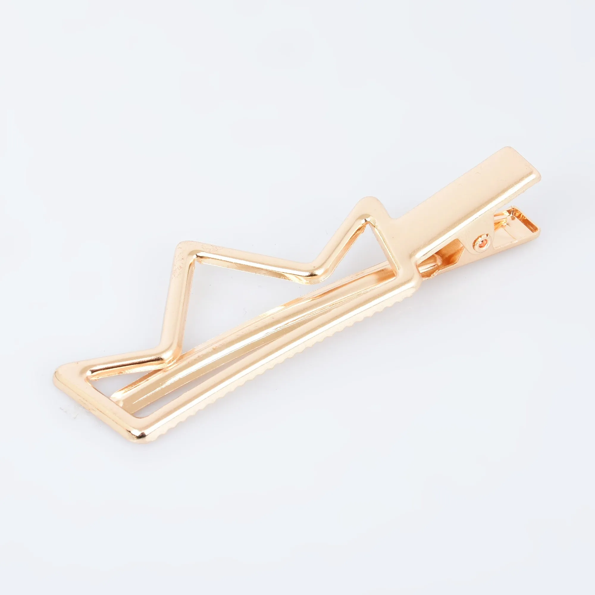 INS Popular Hairpin Metal Hollow Duckbill Clip Hair Clip Barrette Bangs Clip Side Clip Hair accessories Hair jewelry 10pcs 102927