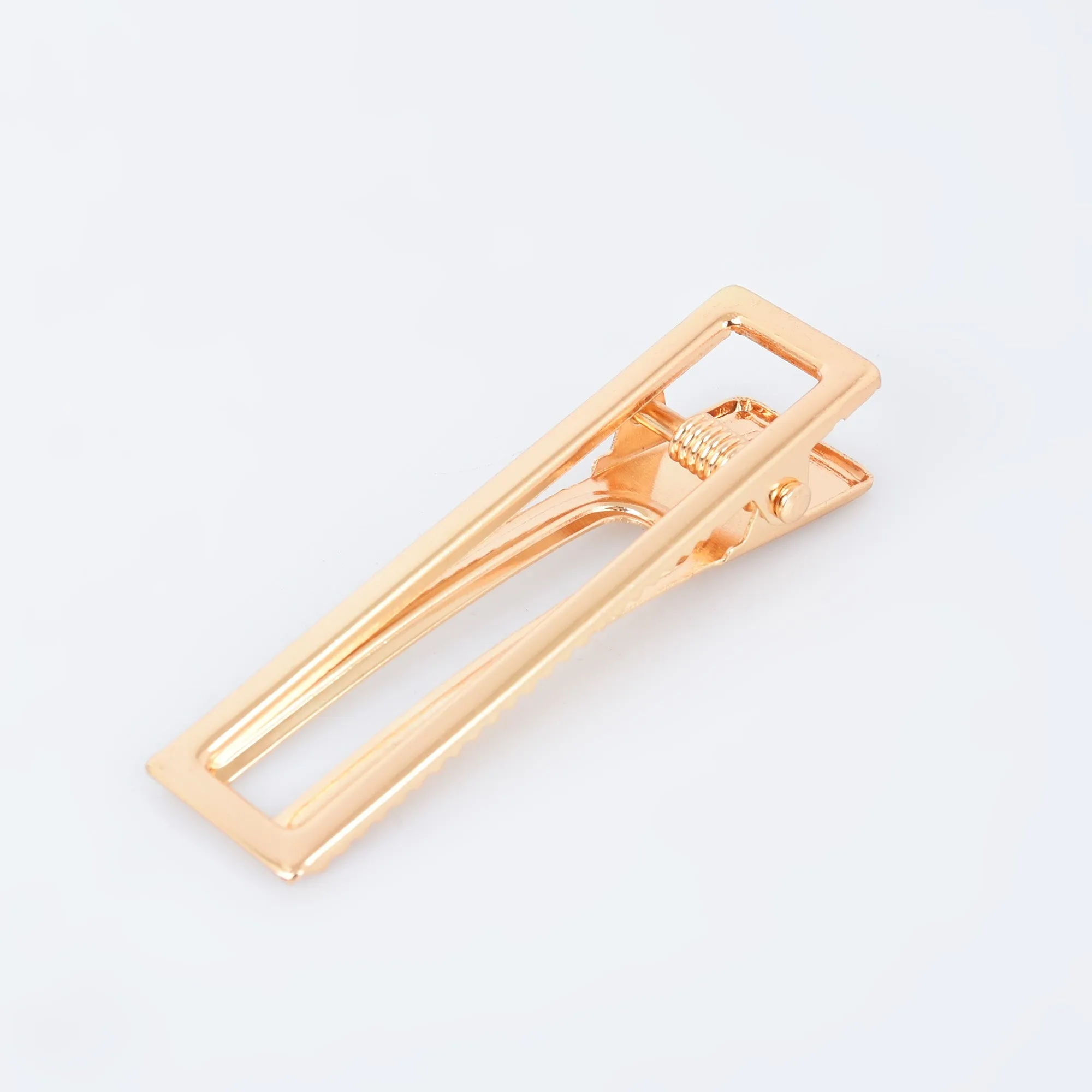 INS Popular Hairpin Metal Hollow Duckbill Clip Hair Clip Barrette Bangs Clip Side Clip Hair accessories Hair jewelry 10pcs 102927