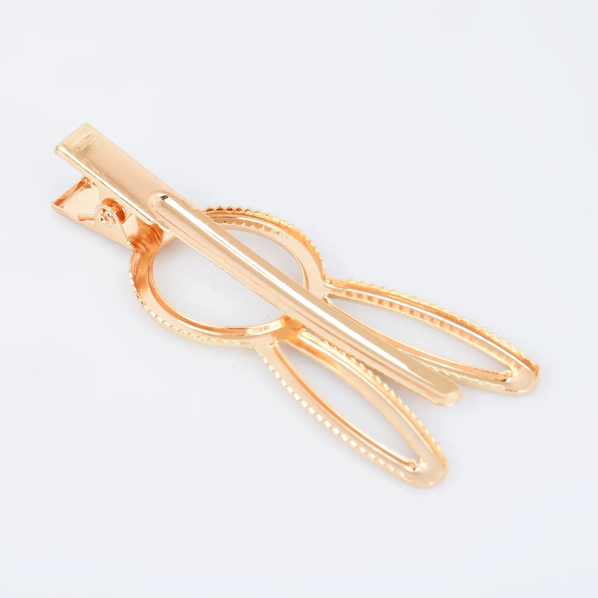 INS Popular Hairpin Metal Hollow Duckbill Clip Hair Clip Barrette Bangs Clip Side Clip Hair accessories Hair jewelry 10pcs 102927
