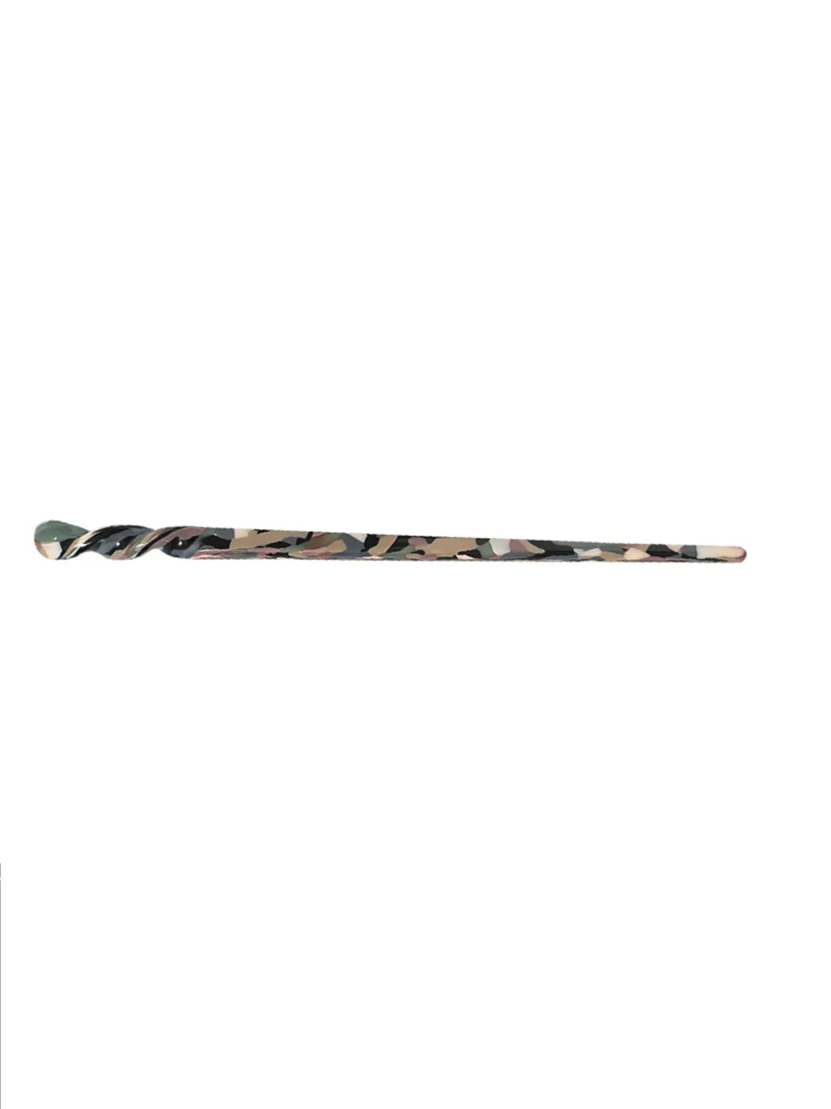Leopard Marble Acetate Plate Hairpin