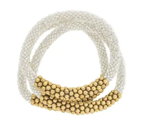 <br> Statement Roll-On® Bracelets <br>  Golden Division Silver