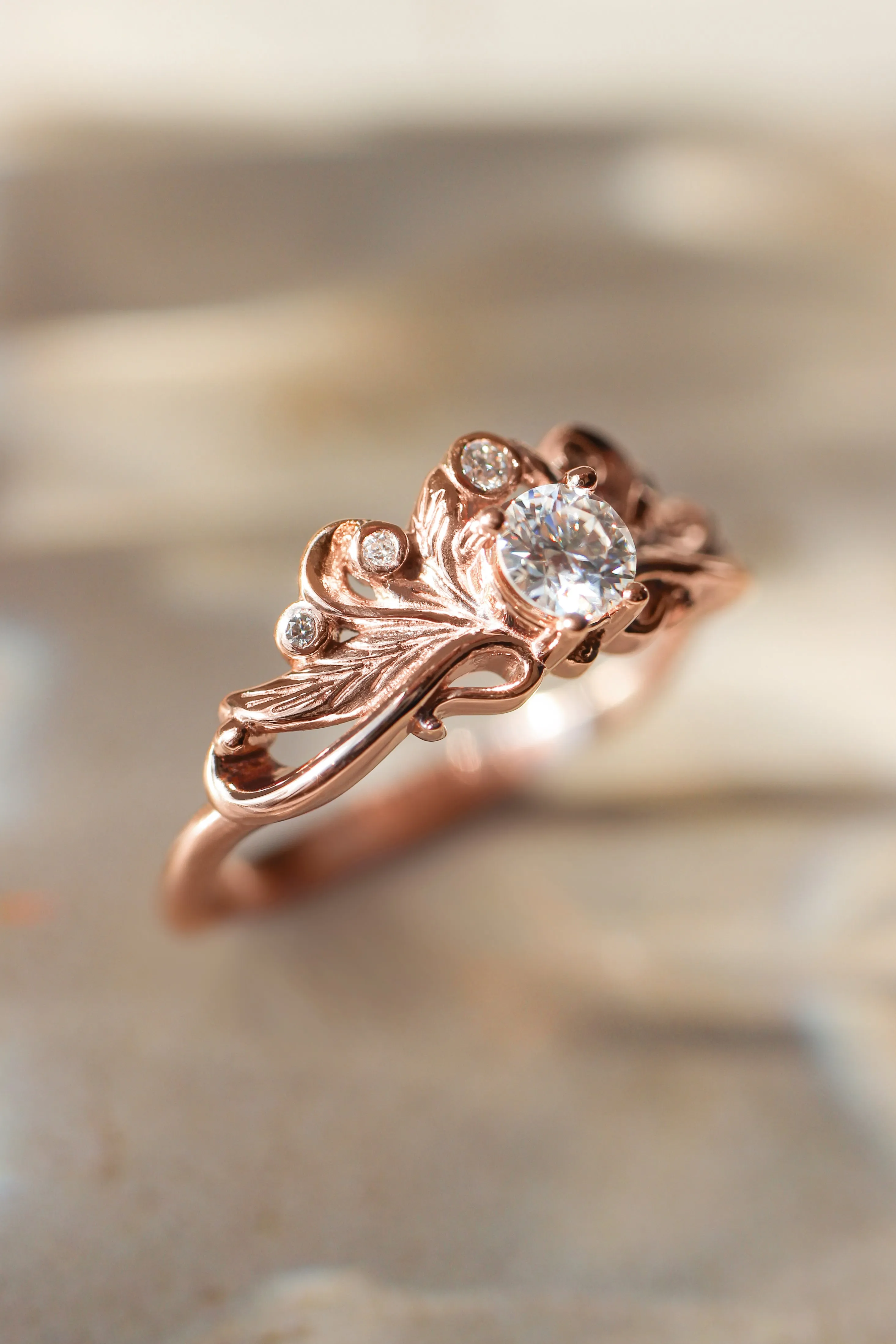 Natural diamonds bridal ring set / Damariss