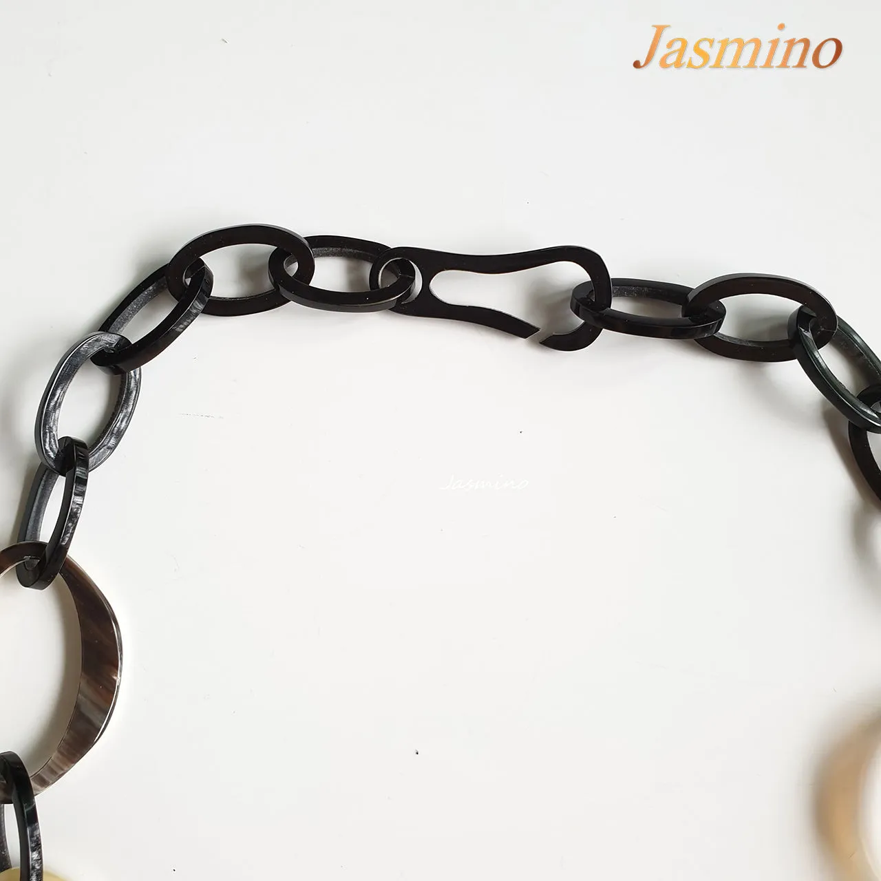 Natural Handmade Necklace J17531, Made by Natural Buffalo Horn and Lacquer