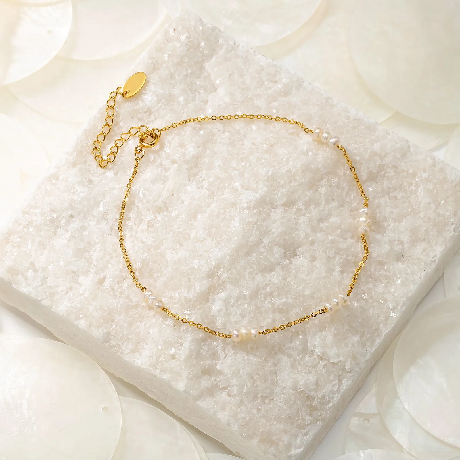 Pearl Chain Anklet