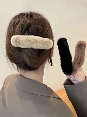 Plush Duckbill Hairpin