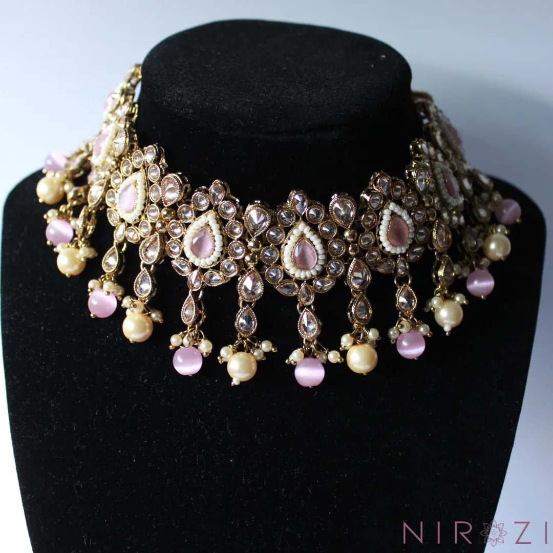 Ruhi - Choker Necklace Set