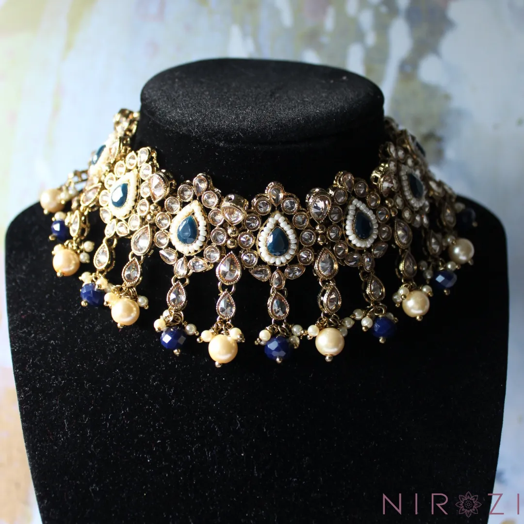 Ruhi - Choker Necklace Set