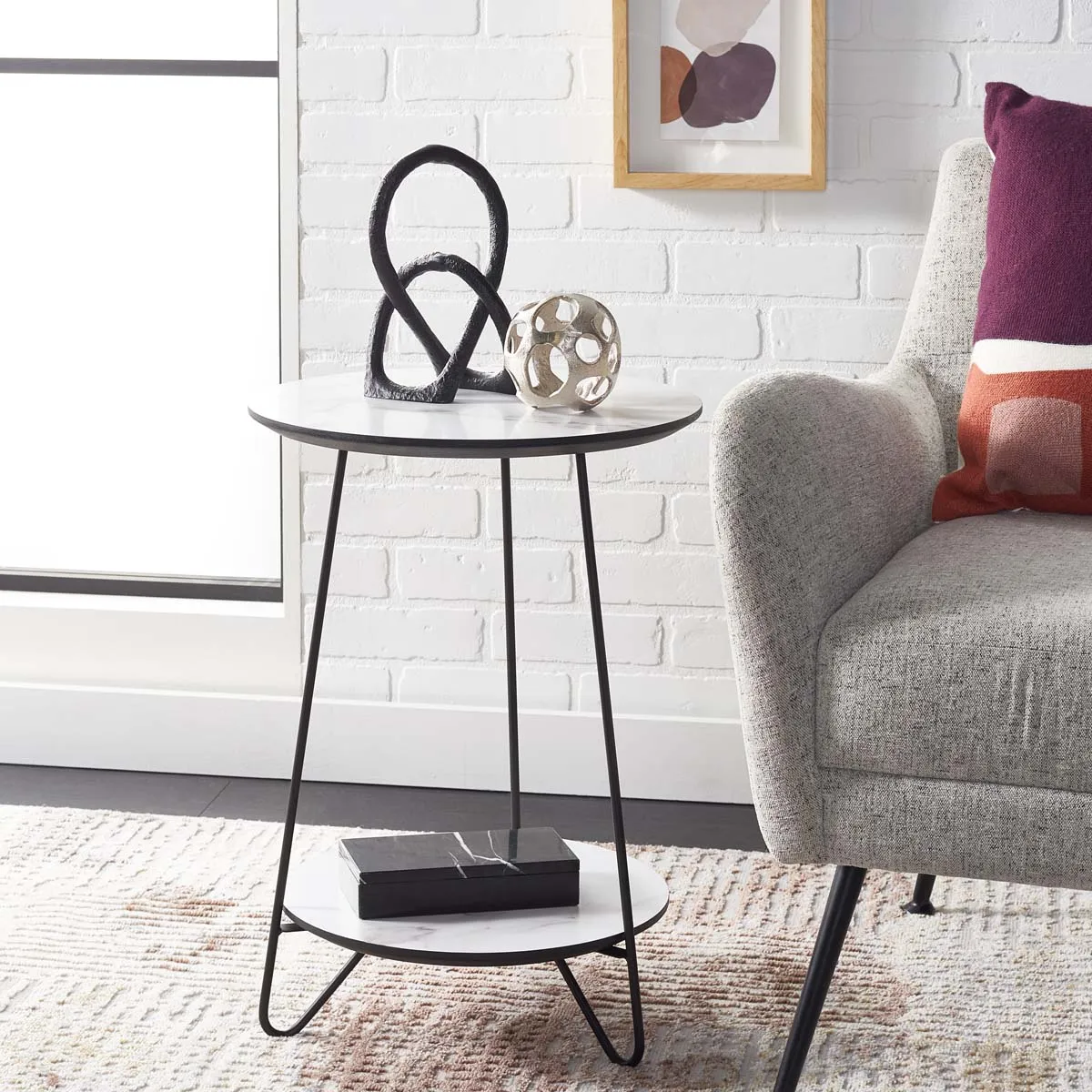 Safavieh Avaline Round Side Table , ACC4210