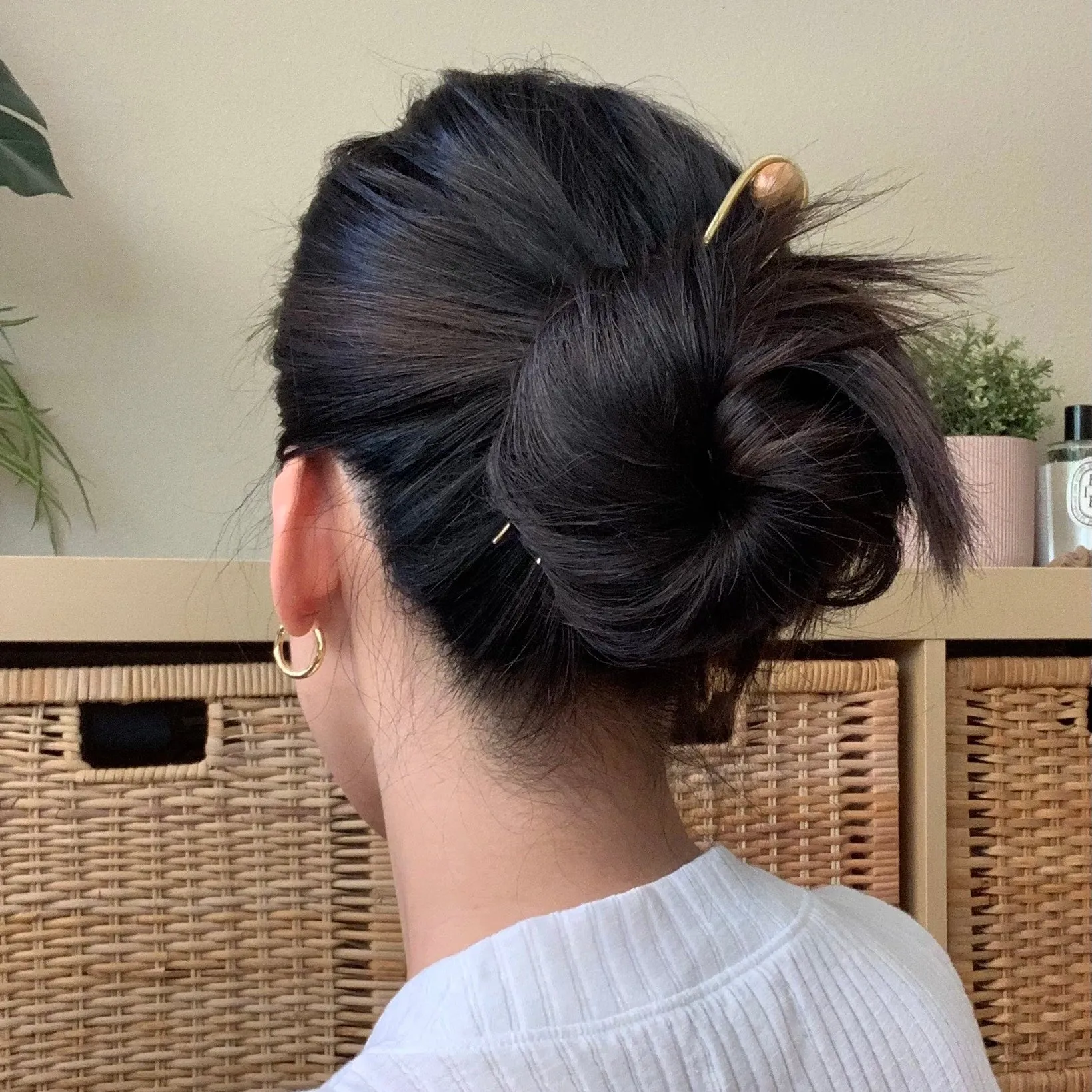 Sawa Teak Hair Pin