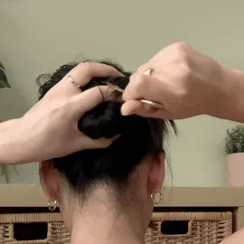 Sawa Teak Hair Pin