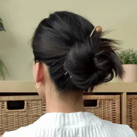 Sawa Teak Hair Pin