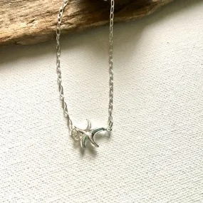 Sterling Silver Starfish Anklet