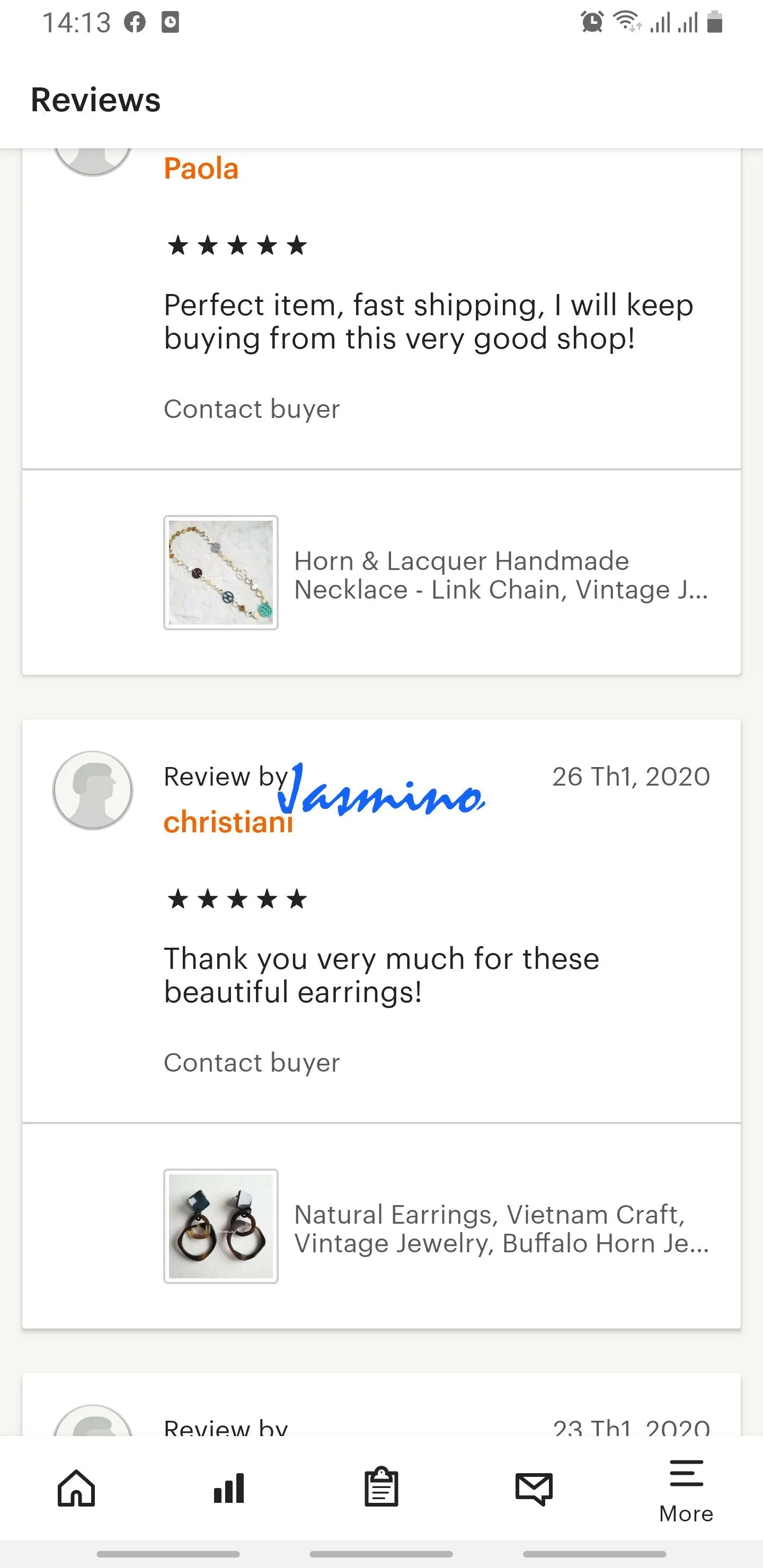 Trendy Handmade Necklace J17642, Made by Buffalo Horn and Lacquer