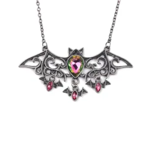Vitreal Glass Bat Necklace